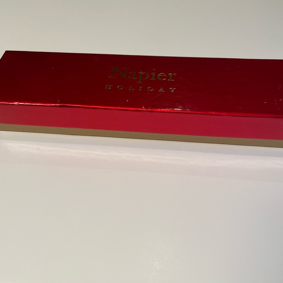 Bracelet Napier purple faceted in gold tone metal - Picture 9 of 15